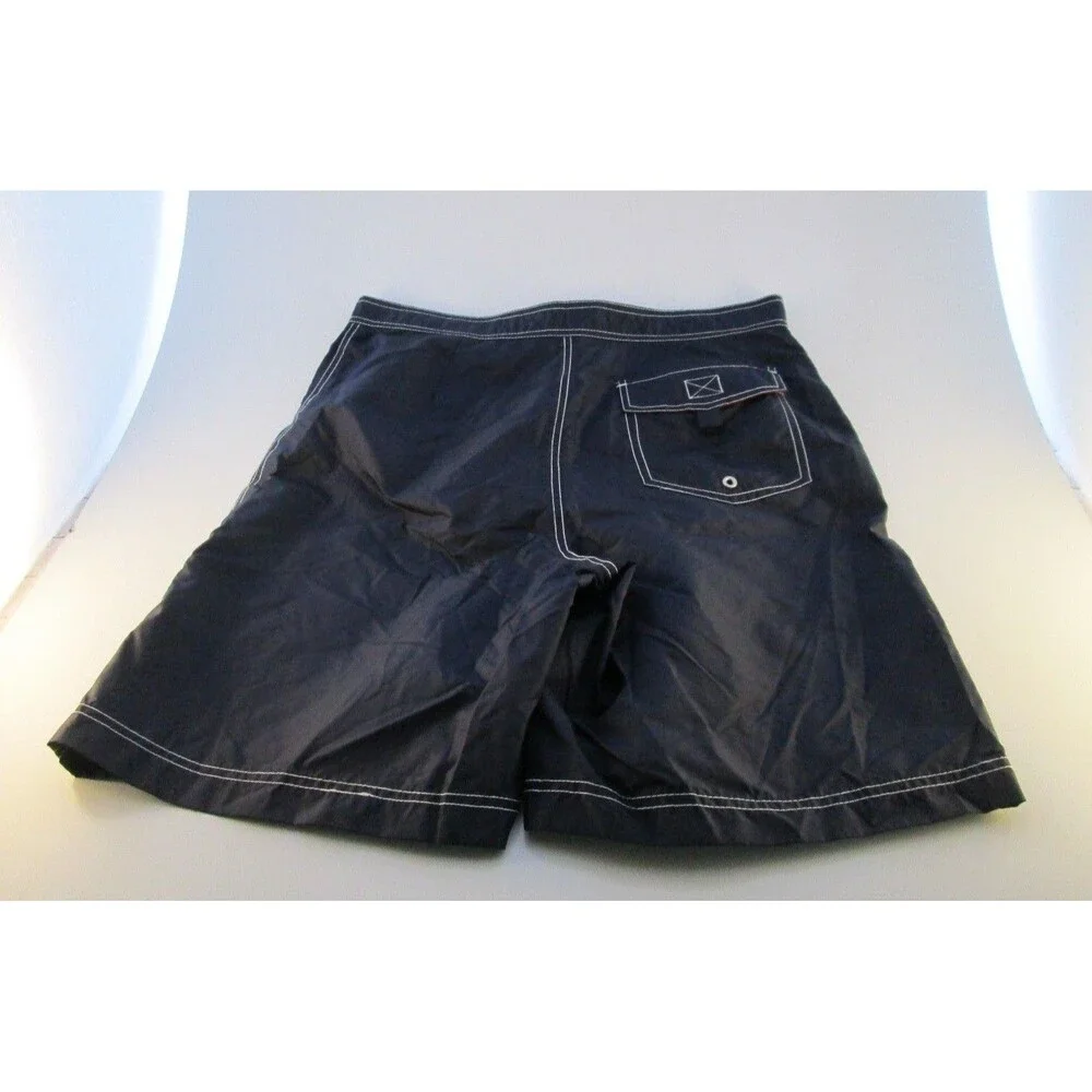 Vintage Tommy Hilfiger SPELLOUT Nylon Swim Trunks Bathing Shorts Size L